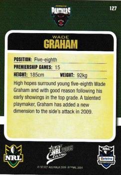 2009 Select Classic #127 Wade Graham Back